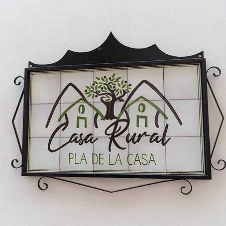 Pla De La Casa Villa Quatretondeta Bagian luar foto